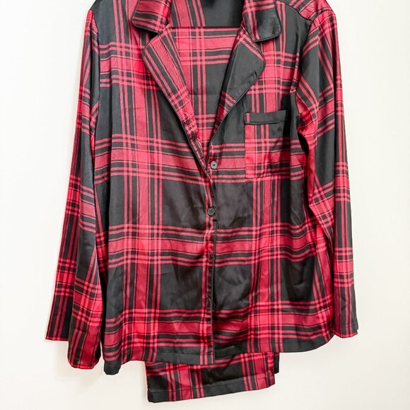 TAHARI - Women's 2 Piece Pyjama - Plaid - XL - Picture 4 of 7